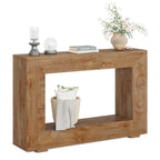 Tavolo Consolle Stretto da 47 Pollici con Contenitore per Ingresso Soggiorno - 47,24 L x 29,1 H x 11,81 P