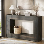 Tavolo Consolle Stretto da 47 Pollici con Contenitore per Ingresso Soggiorno - 47,24 L x 29,1 H x 11,81 P