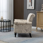 Poltrona d'Appoggio Imbottita Mid-Century Modern - 30,70 x 29,92 x 34,05