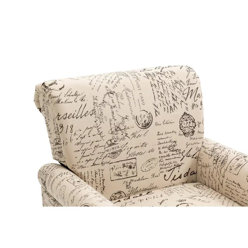 Poltrona d'Appoggio Imbottita Mid-Century Modern - 30,70 x 29,92 x 34,05