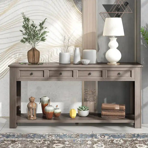 Consolle a 4 cassetti per ingresso/corridoio - 14.00 x 63.00 x 30.00