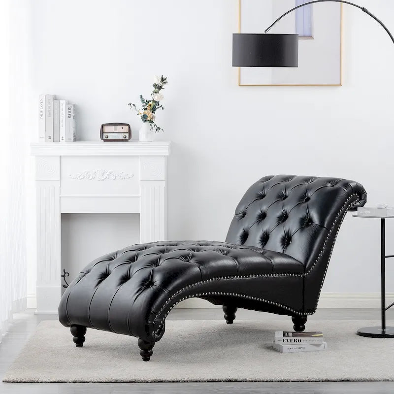 Chaise longue da interno senza braccioli