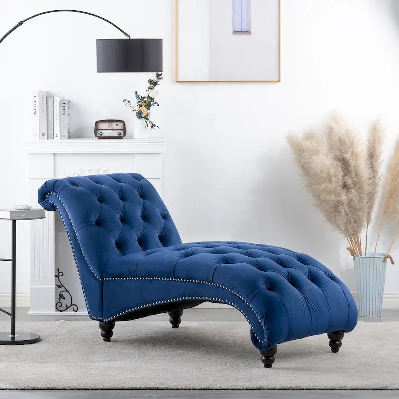 Chaise longue da interno senza braccioli