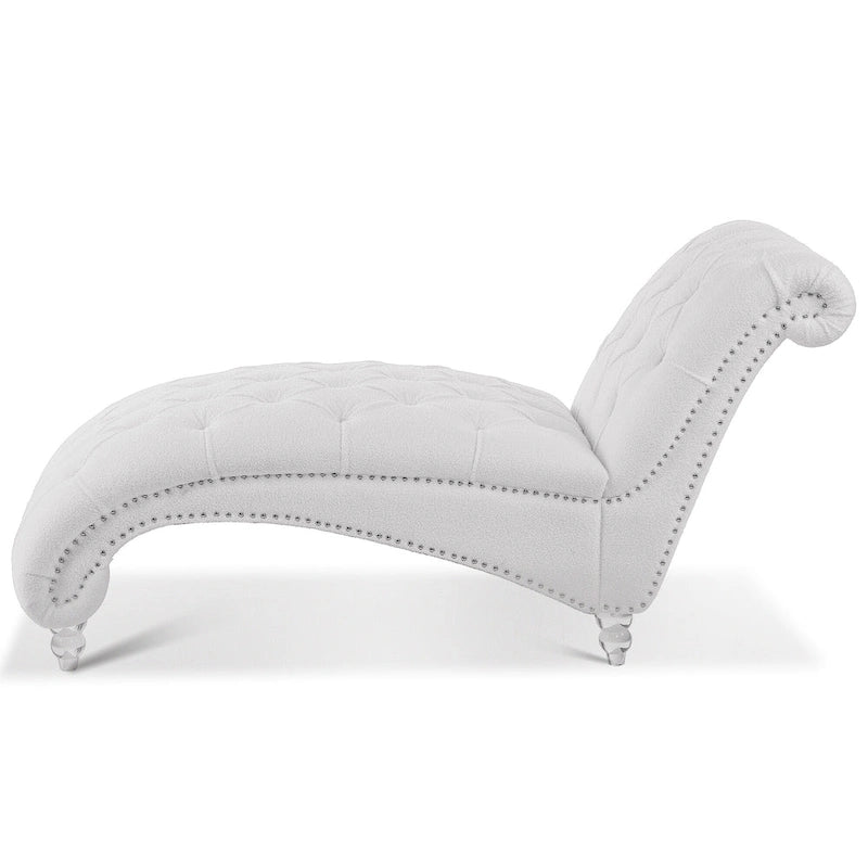 Chaise longue da interno senza braccioli