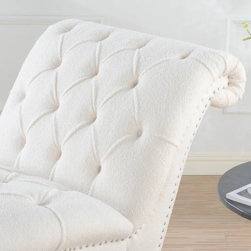 Chaise longue da interno senza braccioli