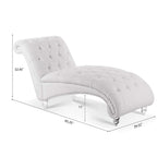 Chaise longue da interno senza braccioli