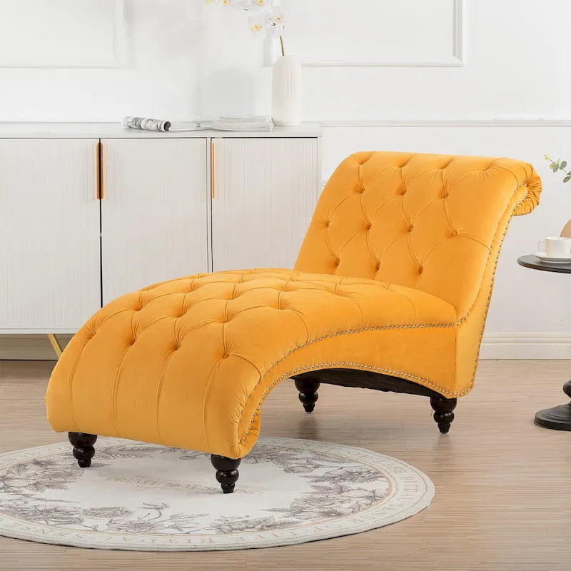 Chaise longue da interno senza braccioli