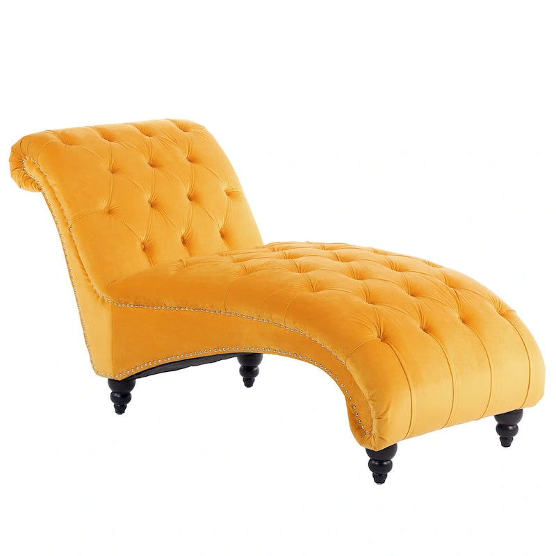 Chaise longue da interno senza braccioli