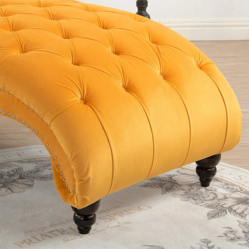 Chaise longue da interno senza braccioli