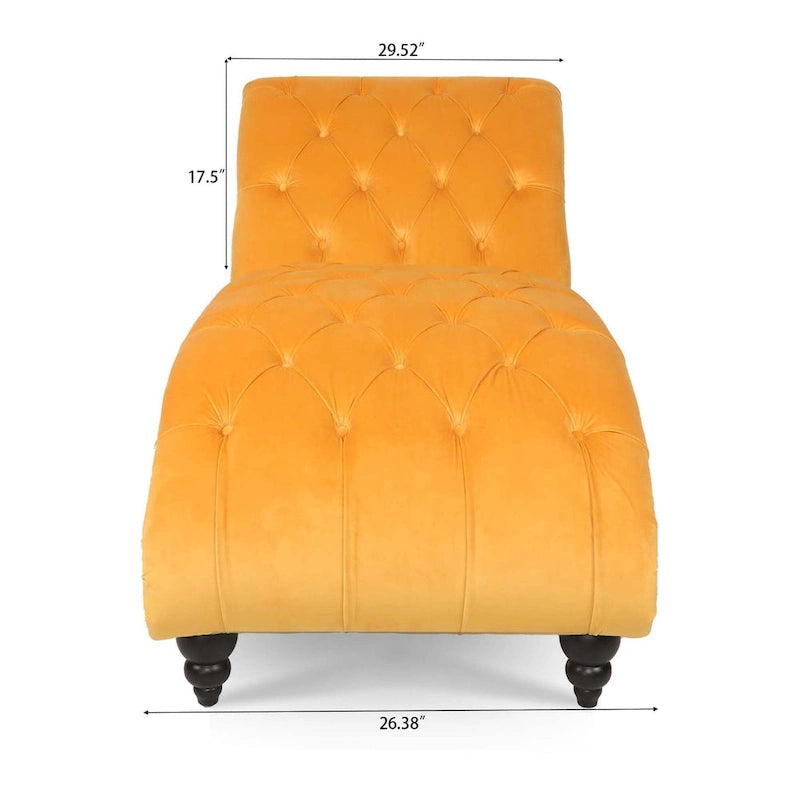 Chaise longue da interno senza braccioli