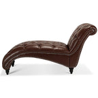 Chaise longue da interno senza braccioli