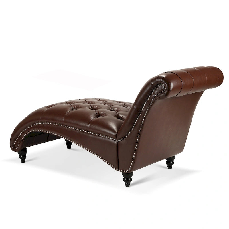 Chaise longue da interno senza braccioli