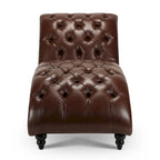 Chaise longue da interno senza braccioli