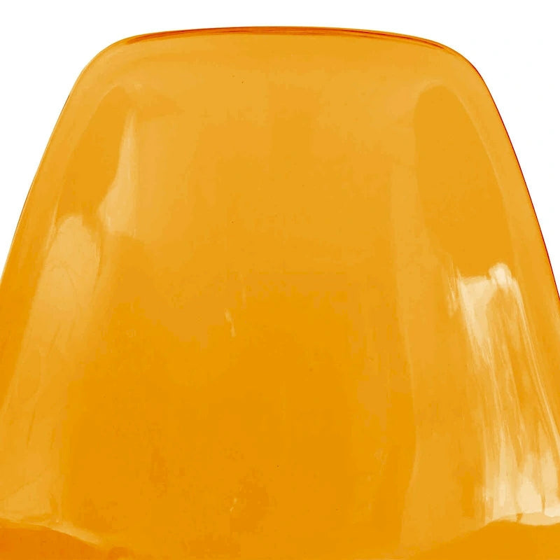 Sedia Cresco Modern Plastic da pranzo con gambe in metallo