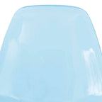 Sedia Cresco Modern Plastic da pranzo con gambe in metallo