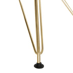 Sedia Cresco Modern Plastic da pranzo con gambe in metallo