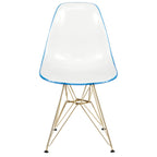 Sedia Cresco Modern Plastic da pranzo con gambe in metallo
