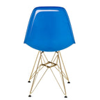 Sedia Cresco Modern Plastic da pranzo con gambe in metallo