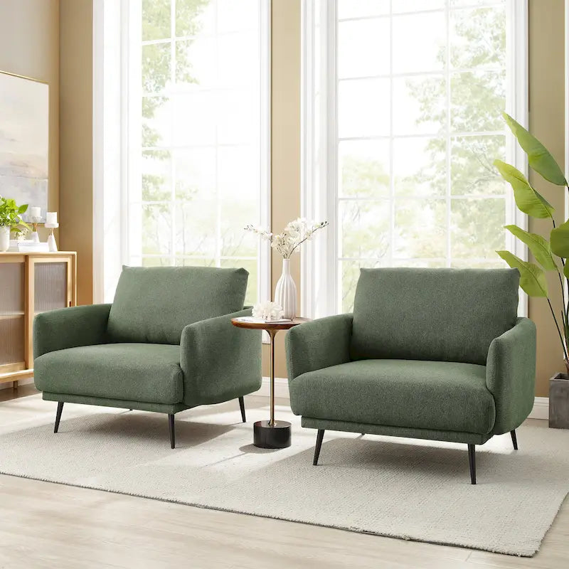 Poltrona da salotto di design Karaka 37,5W, sedia accentuata (set di 2)