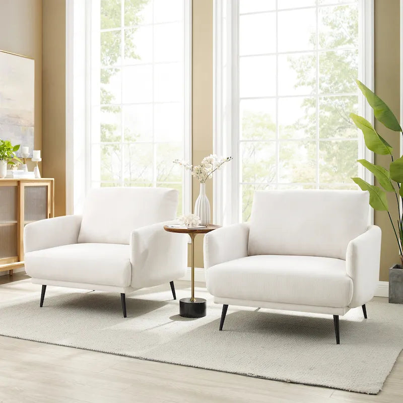 Poltrona da salotto di design Karaka 37,5W, sedia accentuata (set di 2)