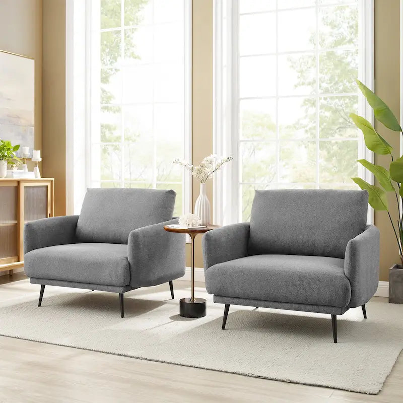 Poltrona da salotto di design Karaka 37,5W, sedia accentuata (set di 2)