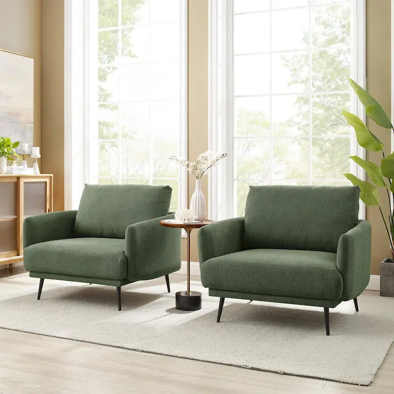 Poltrona da salotto di design Karaka 37,5W, sedia accentuata (set di 2)