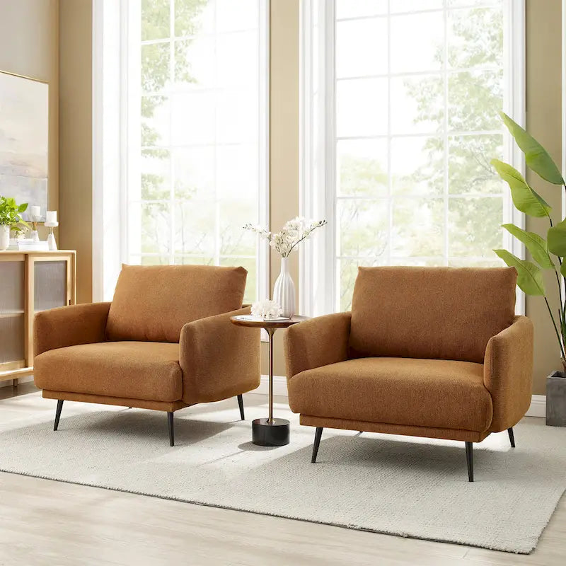 Poltrona da salotto di design Karaka 37,5W, sedia accentuata (set di 2)