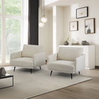 Poltrona da salotto di design Karaka 37,5W, sedia accentuata (set di 2)