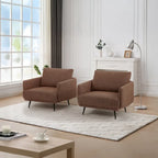 Poltrona da salotto di design Karaka 37,5W, sedia accentuata (set di 2)