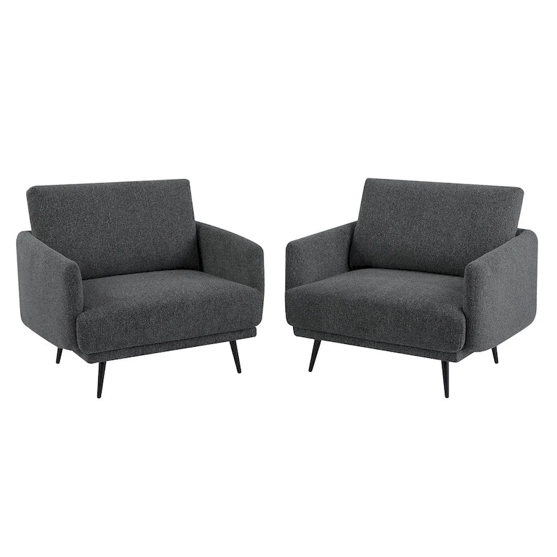 Poltrona da salotto di design Karaka 37,5W, sedia accentuata (set di 2)