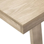Tavolo da pranzo classico in legno massello da 72" per 6-8 persone