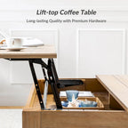 Tavolino da Caffè Rettangolare Tradizionale Gaston in Legno