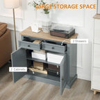 Credenza a buffet con ante e ripiani regolabili