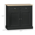 Credenza a buffet con ante e ripiani regolabili