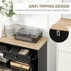 Credenza a buffet con ante e ripiani regolabili