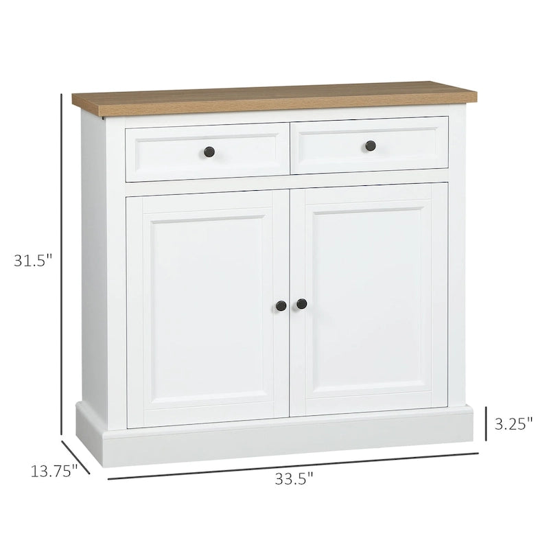 Credenza a buffet con ante e ripiani regolabili