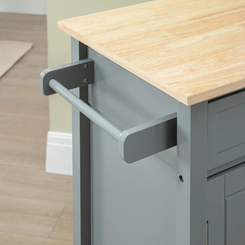 Carrello da Cucina con Ripiani e Ruote