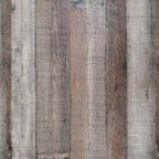 Mobile TV in legno a X con ripiani aperti in stile vintage