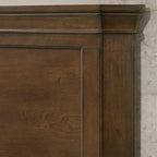 Letto tradizionale in legno Maderne con testiera e pediera