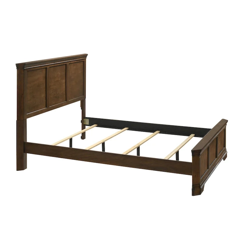 Letto tradizionale in legno Maderne con testiera e pediera