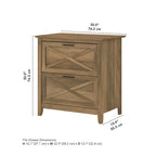 Schedario laterale a 2 cassetti Key West per ufficio domestico