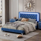 Letto imbottito con piattaforma (controlla le opzioni prima di effettuare un ordine)