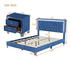 Letto imbottito con piattaforma (controlla le opzioni prima di effettuare un ordine)