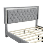 Letto imbottito con piattaforma (controlla le opzioni prima di effettuare un ordine)
