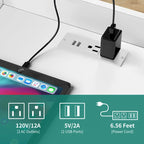 Set di 2 comodini con 2 cassetti e ripiano aperto