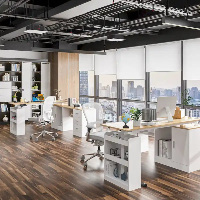 63 scrivanie regolabili dal design ergonomico con ampio spazio di archiviazione e funzione stand-up
