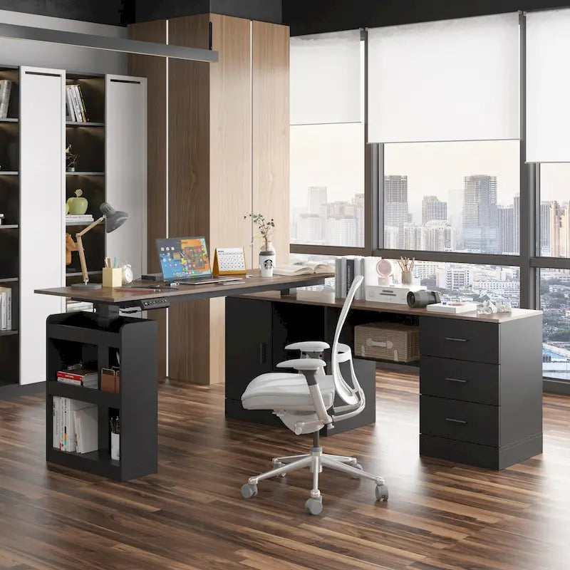 63 scrivanie regolabili dal design ergonomico con ampio spazio di archiviazione e funzione stand-up
