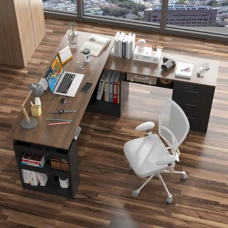 63 scrivanie regolabili dal design ergonomico con ampio spazio di archiviazione e funzione stand-up