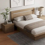 Set mobili camera da letto Malibu 4 pezzi con letto e comò
