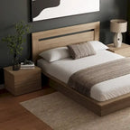 Set mobili camera da letto Malibu 4 pezzi con letto e comò